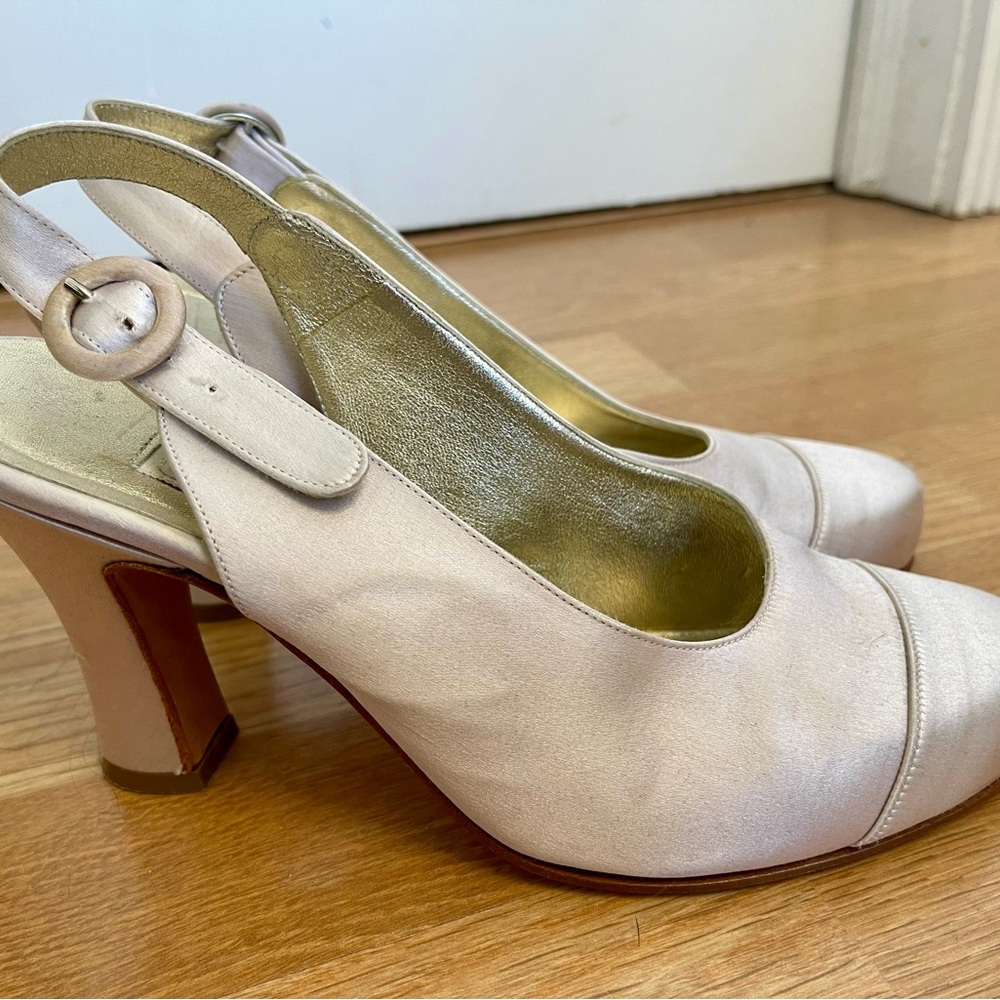 Peter Fox Vintage Dyeable Wedding Shoes Size 8 - Picture 2 of 5